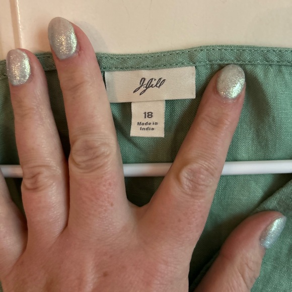 Vintage J Jill Linen Tank - size 18 - Picture 3 of 6